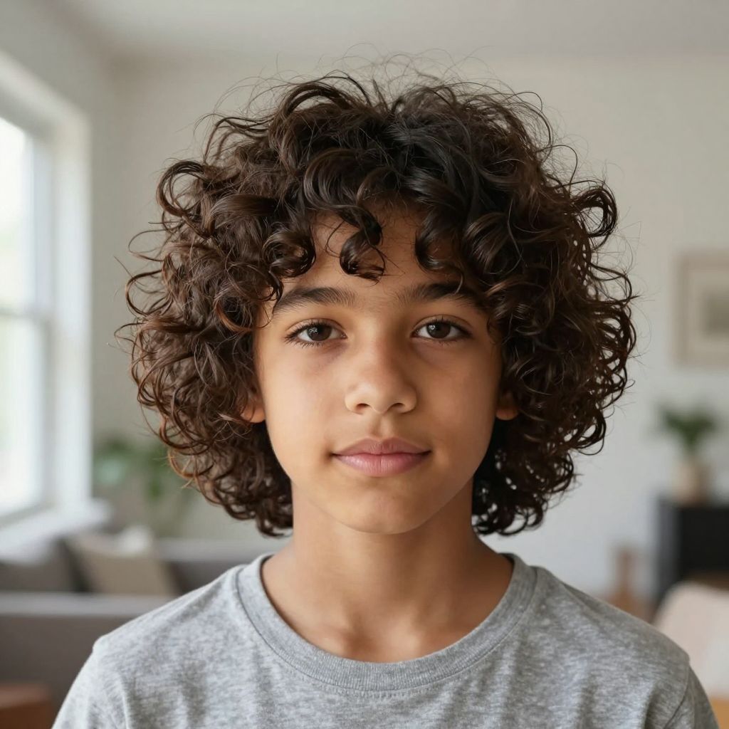 Curly Messy Bedhead