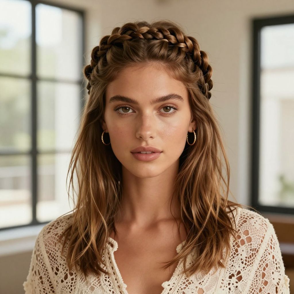 Braided Crown Halo