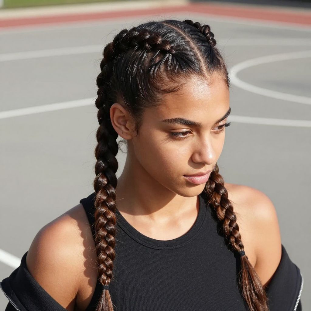 Double Dutch Braids