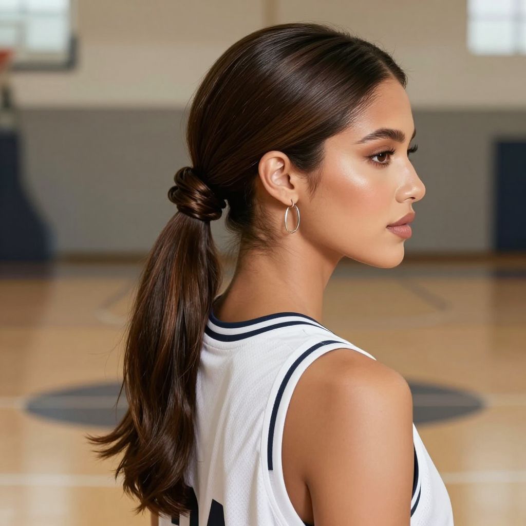 Classic French Twist Ponytail