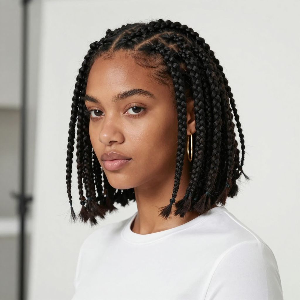 Box Braid Bob