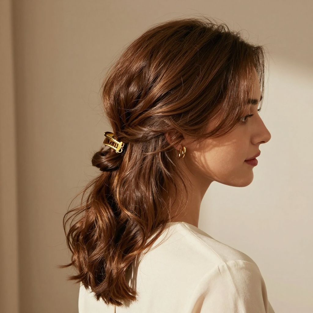 Twisted Low Clip with Subtle Highlights