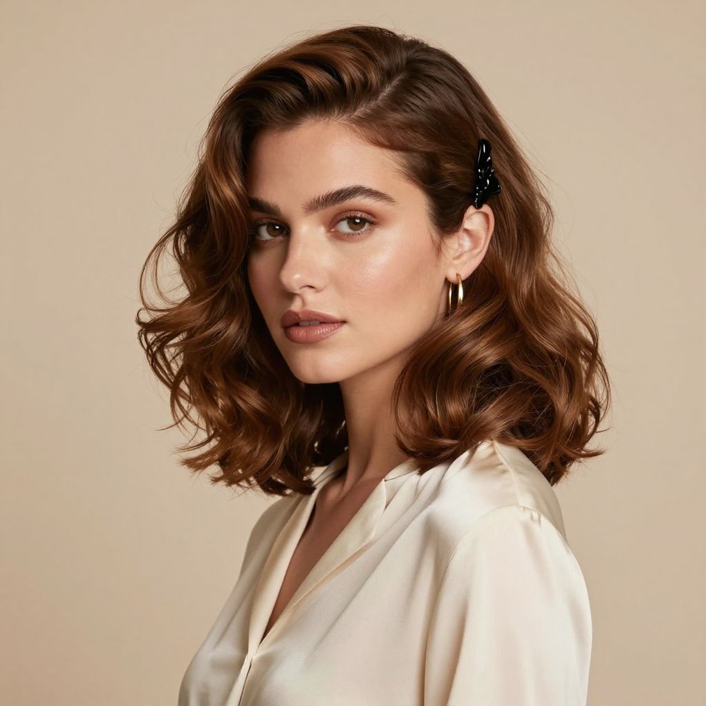 Retro Inspired Clipped Back Volume