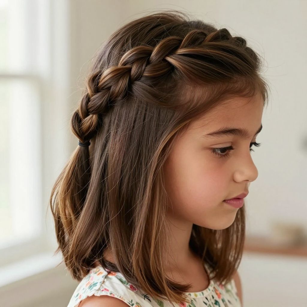 Twisted Crown Halo hairstyle