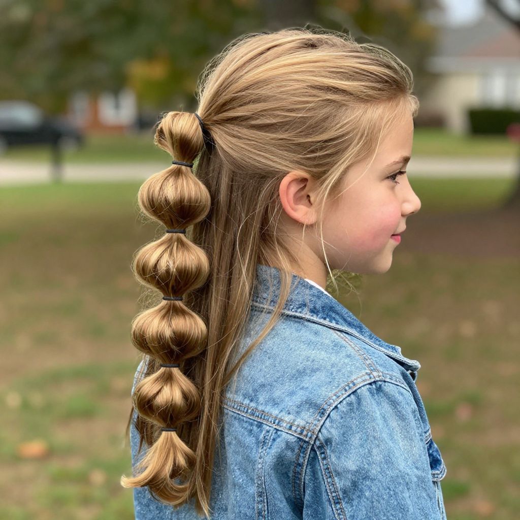 Bubble Ponytail hairstyle
