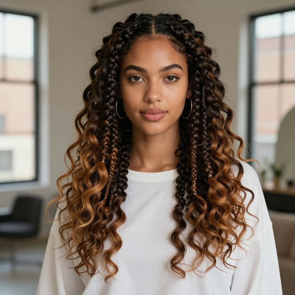 Two-Strand Twists with Ombre Weave Ends