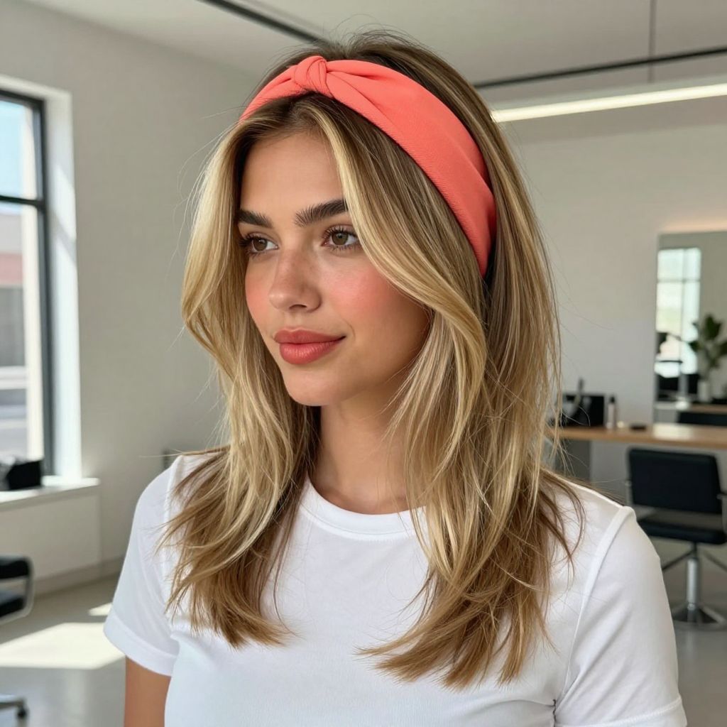Feathered Layers with Headband