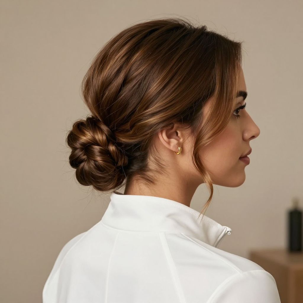 The Low Twisted Chignon