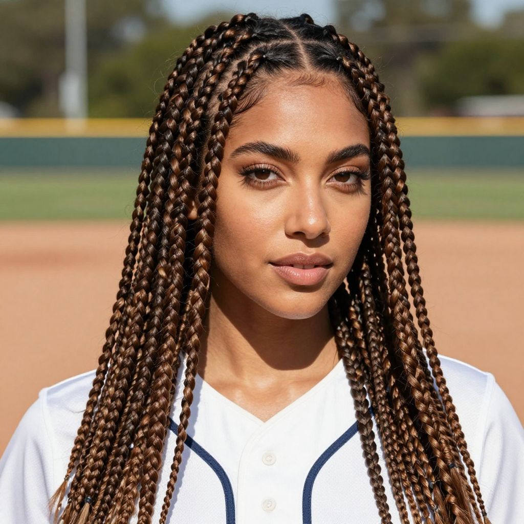The Sporty Micro Braids