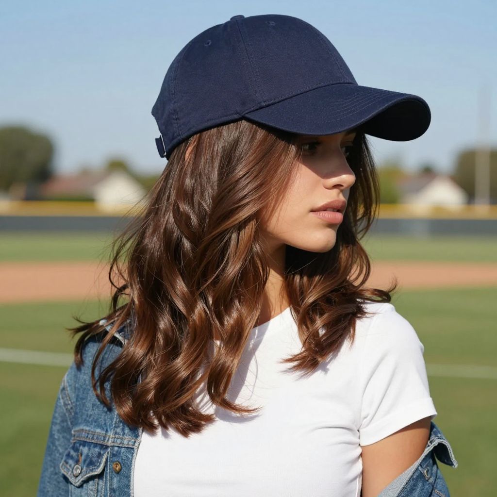 Classic Baseball Cap Hairstyle