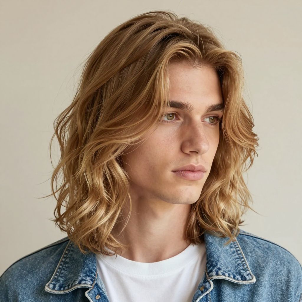 Tousled Medium Length Waves