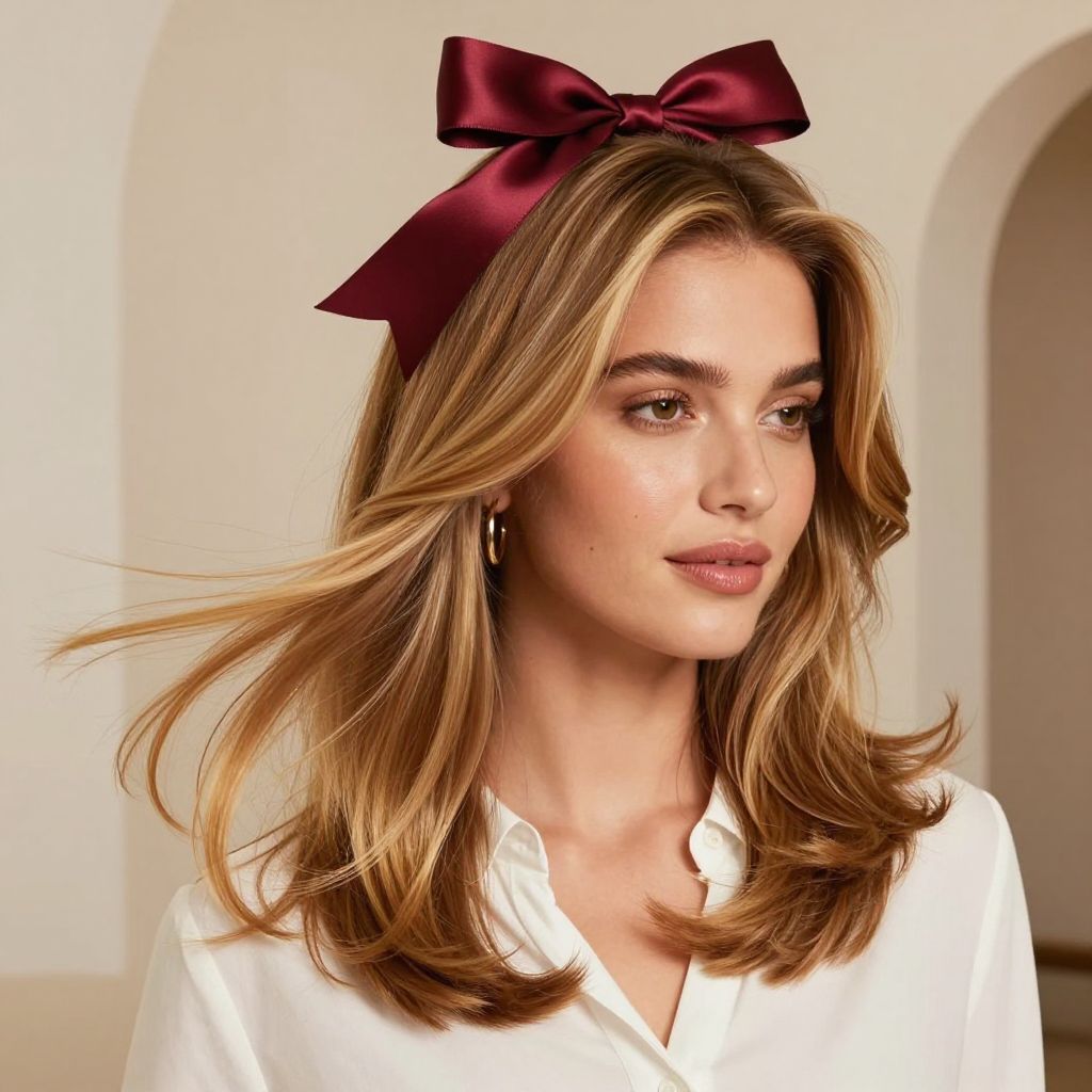 The Flicked Out Layers with Ribbon
