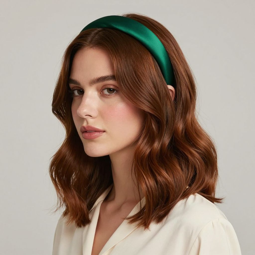 The Satin Headband Waves