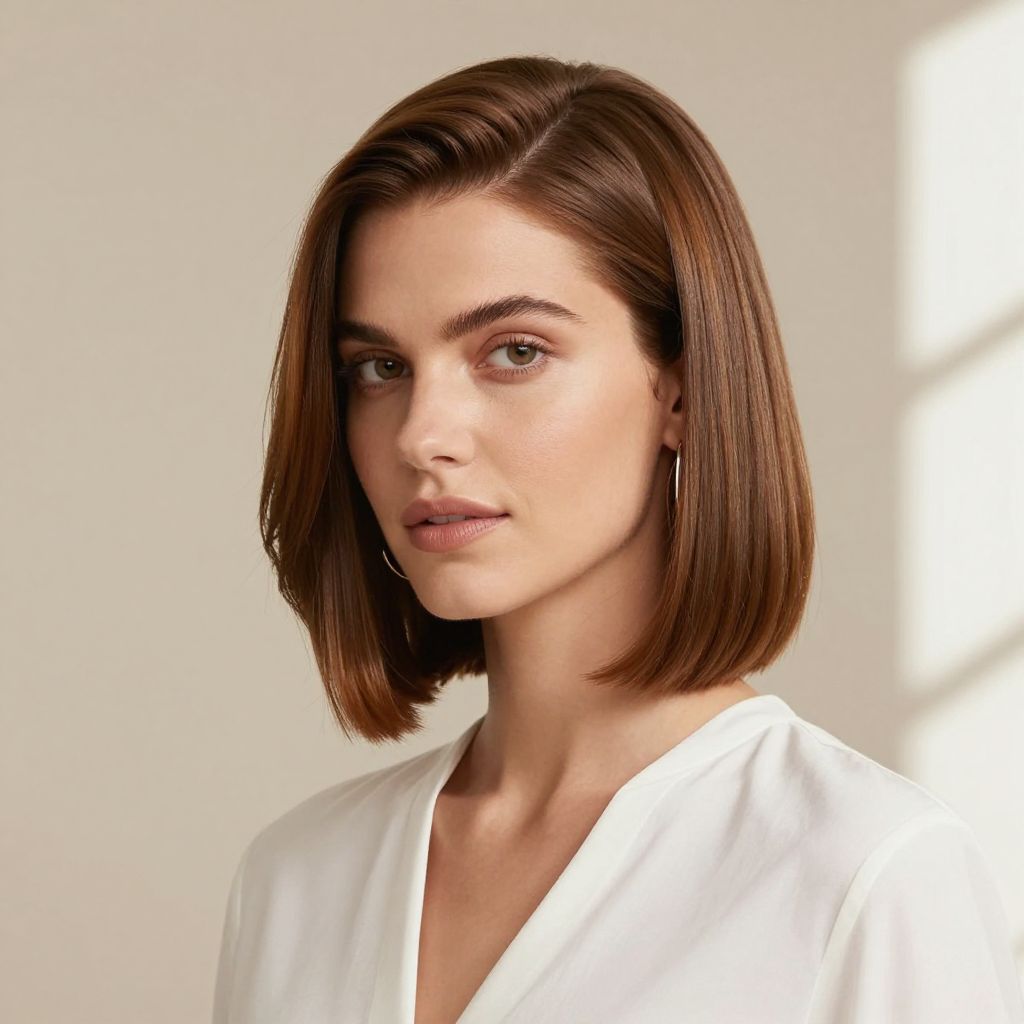 Sleek Tucked Bob Illusion