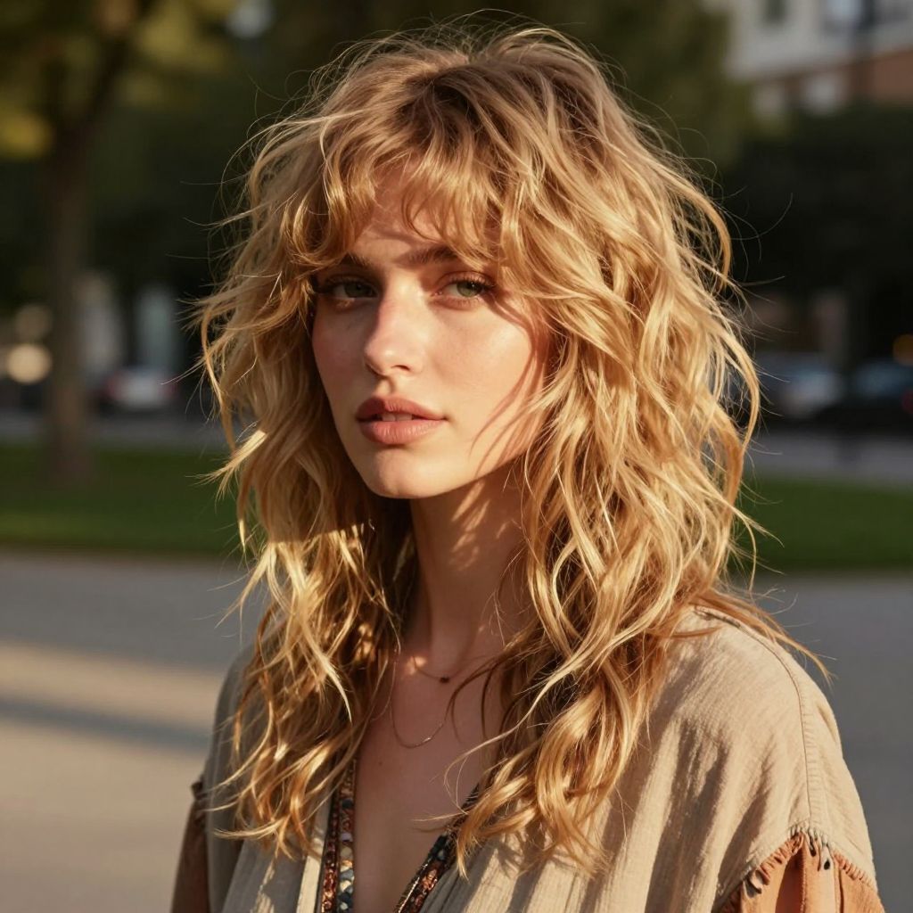 Shaggy Waves with Bangs