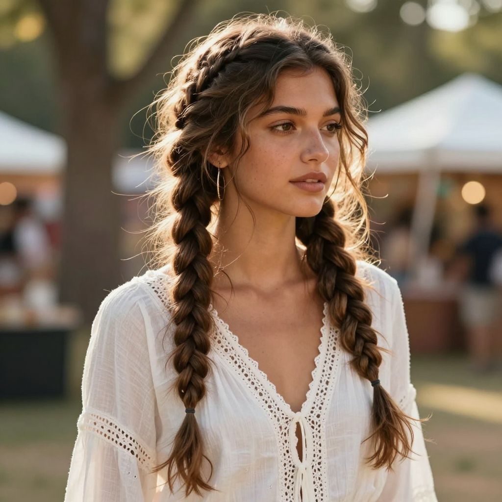 Loose Boho Braids