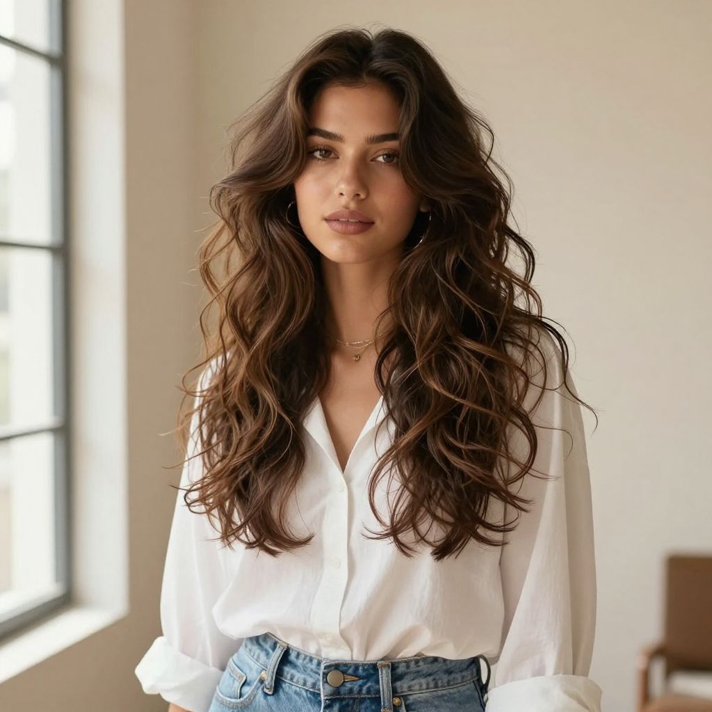 The Voluminous Crimped Hair