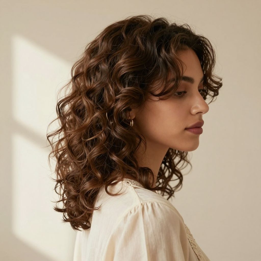 Curly Side Bun