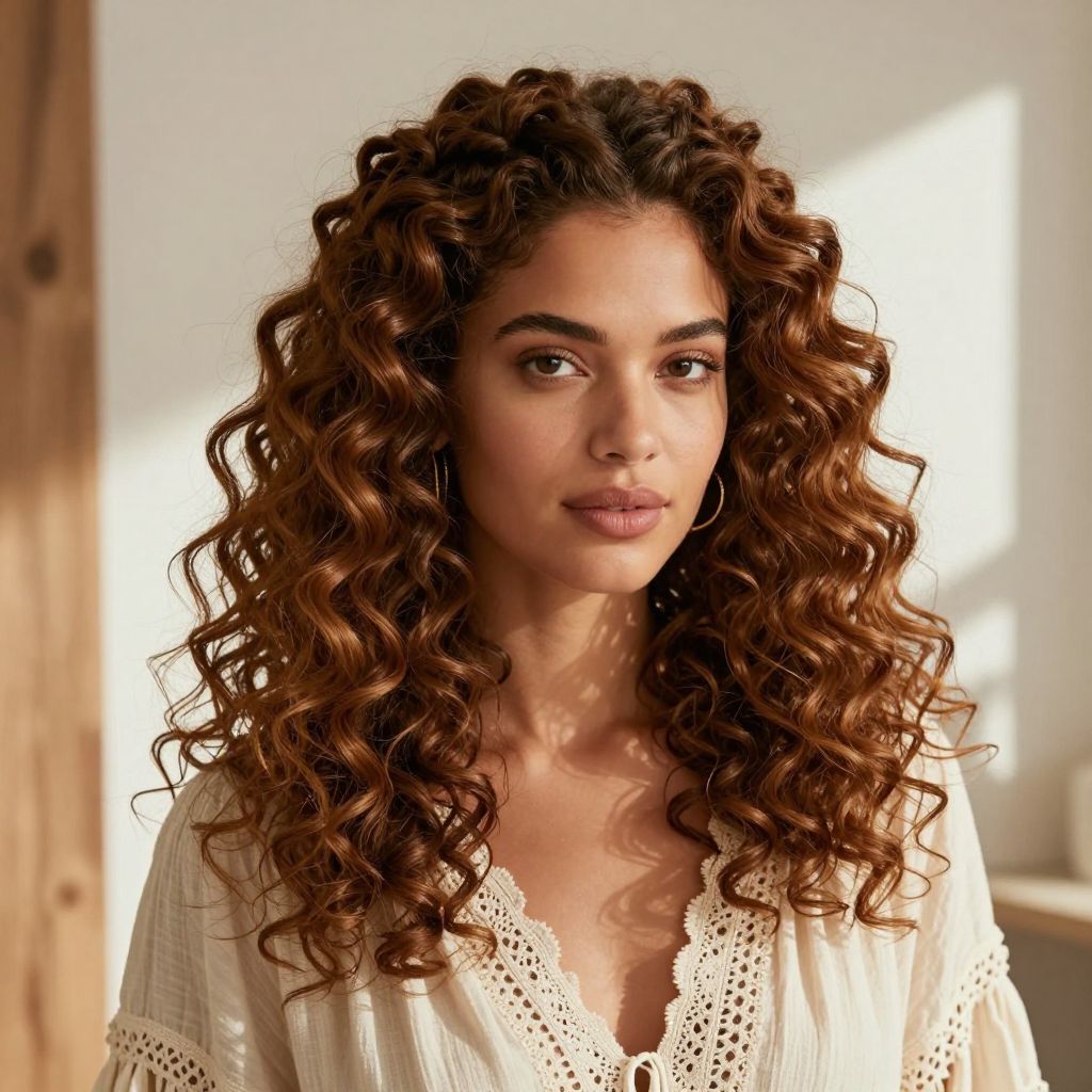 Curly Crown Braid