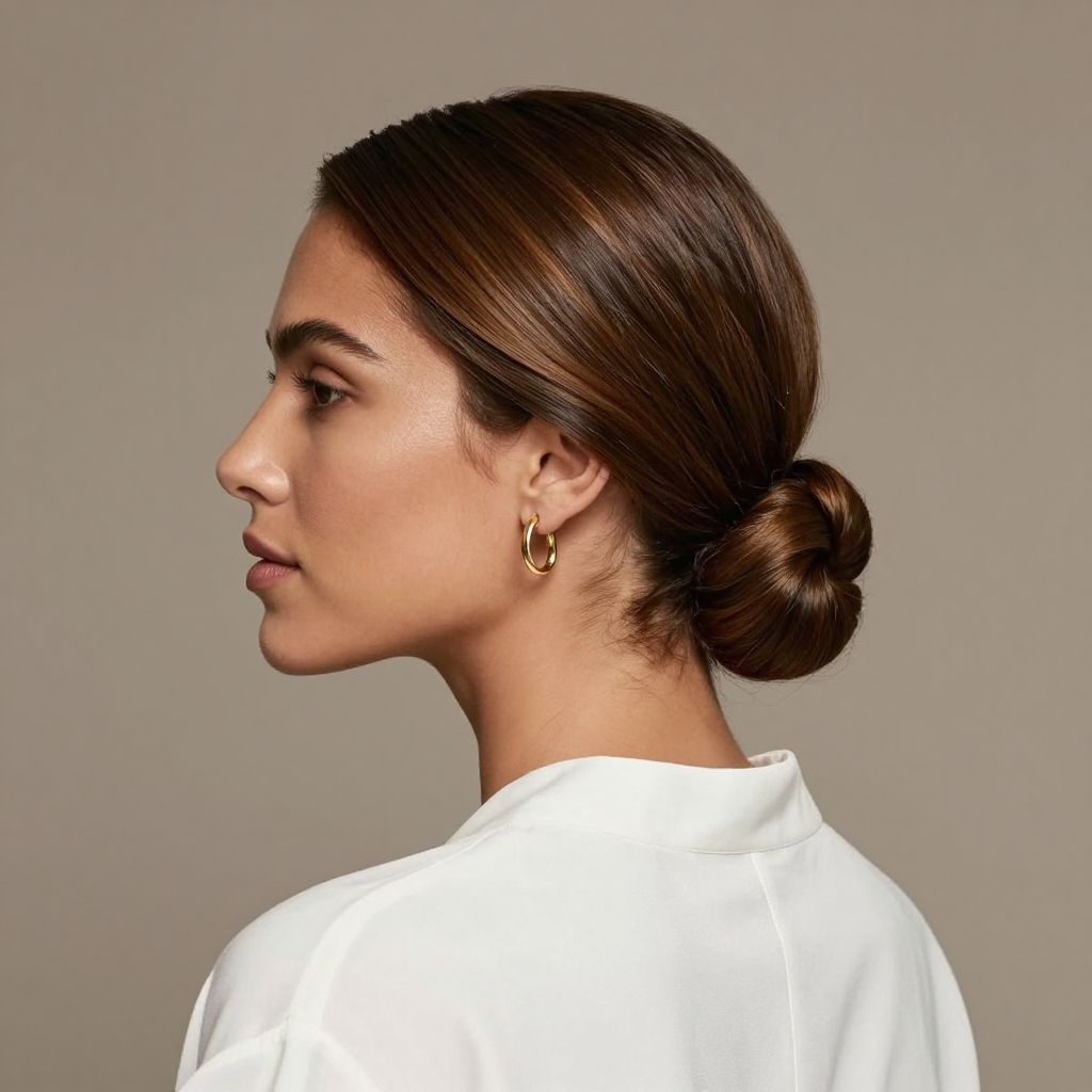 Sleek Low Bun