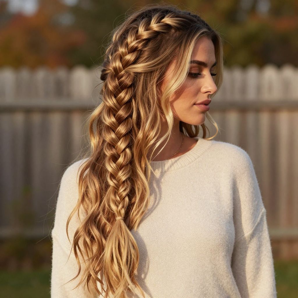 Viking Rope Braid with Open Back