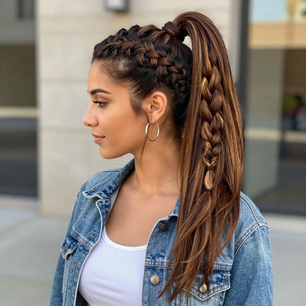 Viking Braided Ponytail