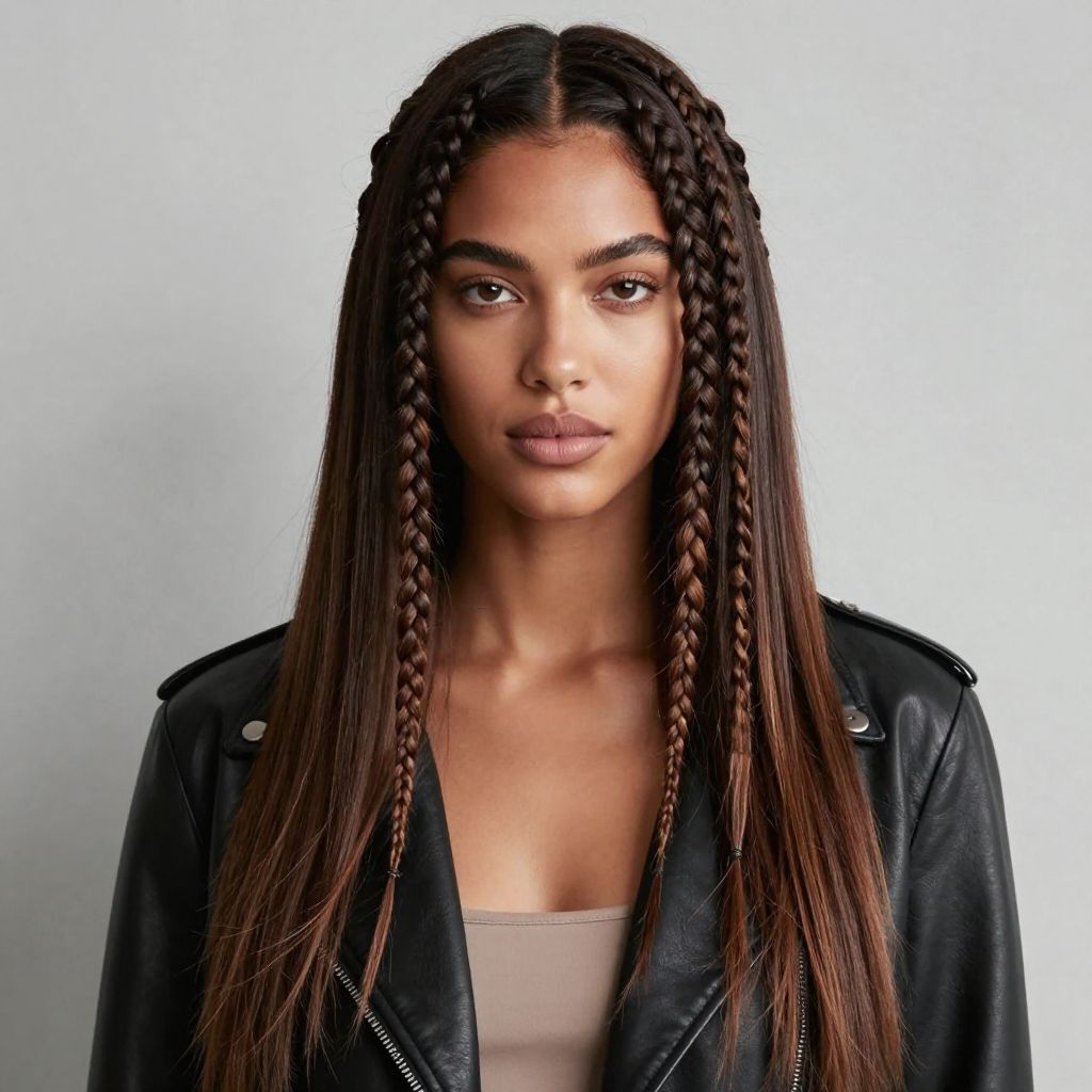 Double Viking Braids