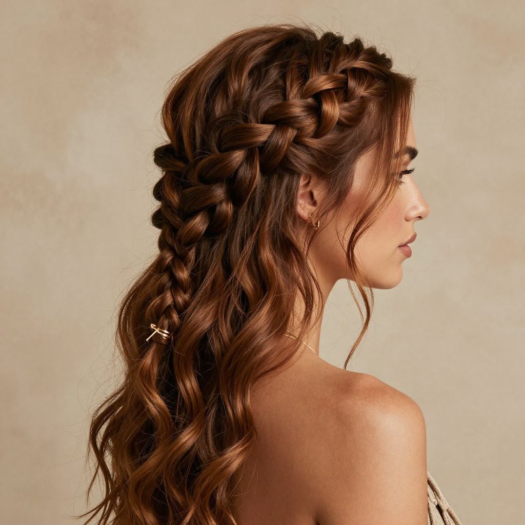 Viking Knot with Twisted Braids