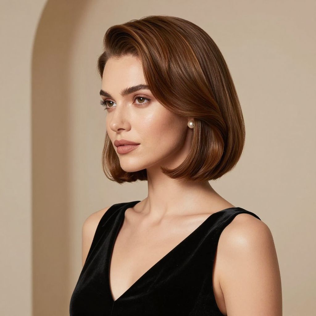 Glamorous Comb Back Bob
