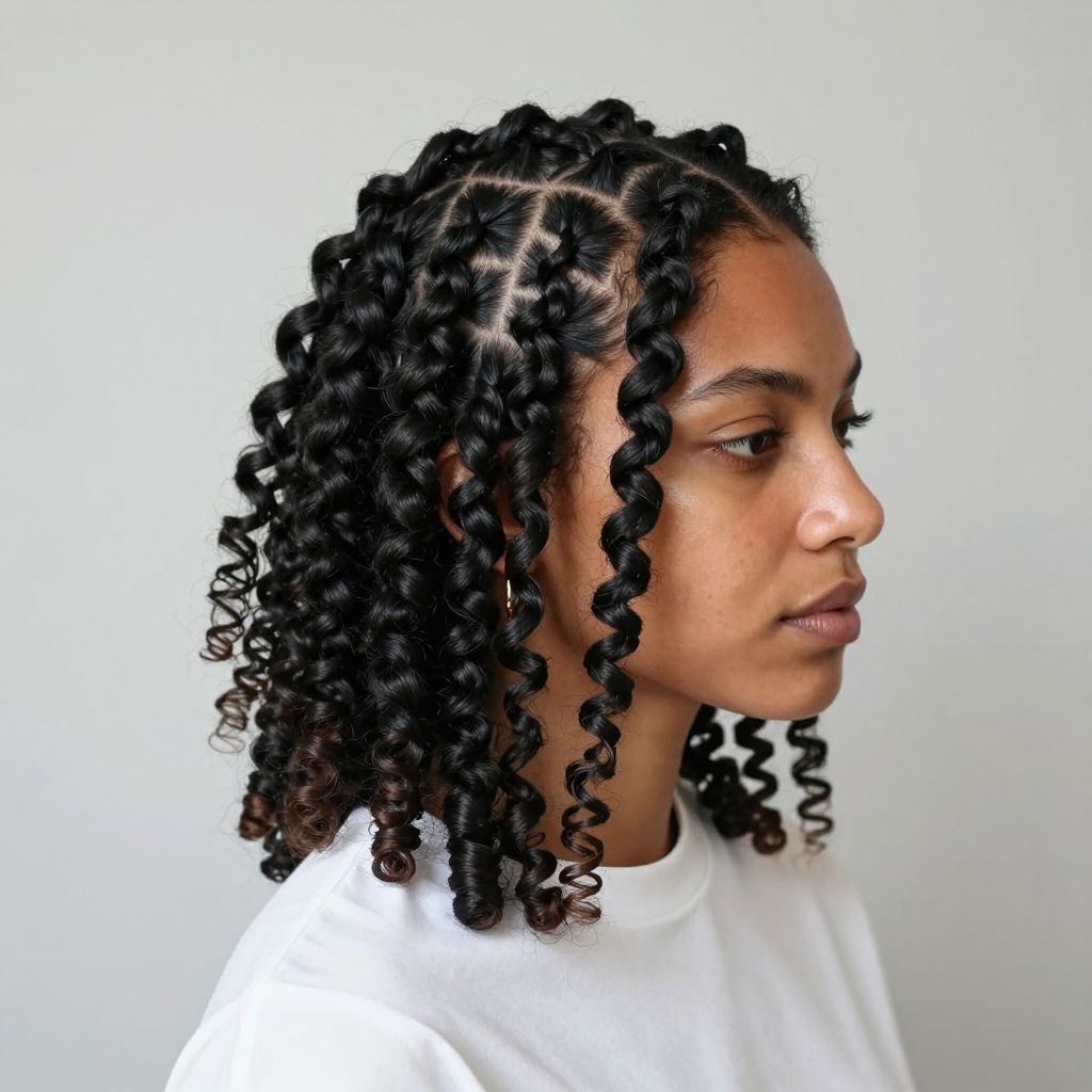 Zigzag Flat Twist Design