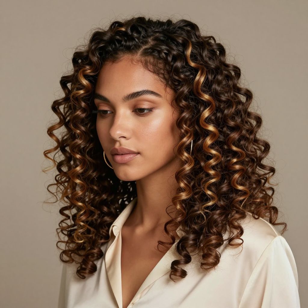 Intricate Flat Twist Pattern with Color Highlights