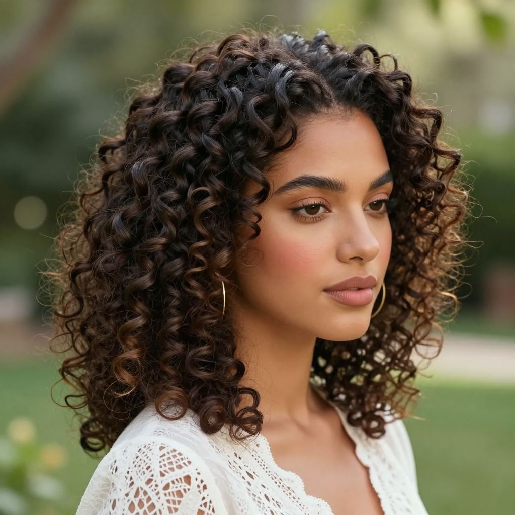 Soft Curled Flat Twist Halo