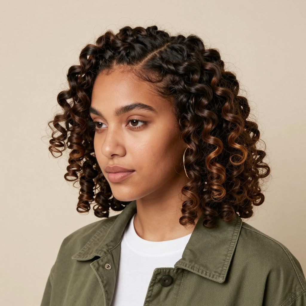 Chunky Flat Twist Sections