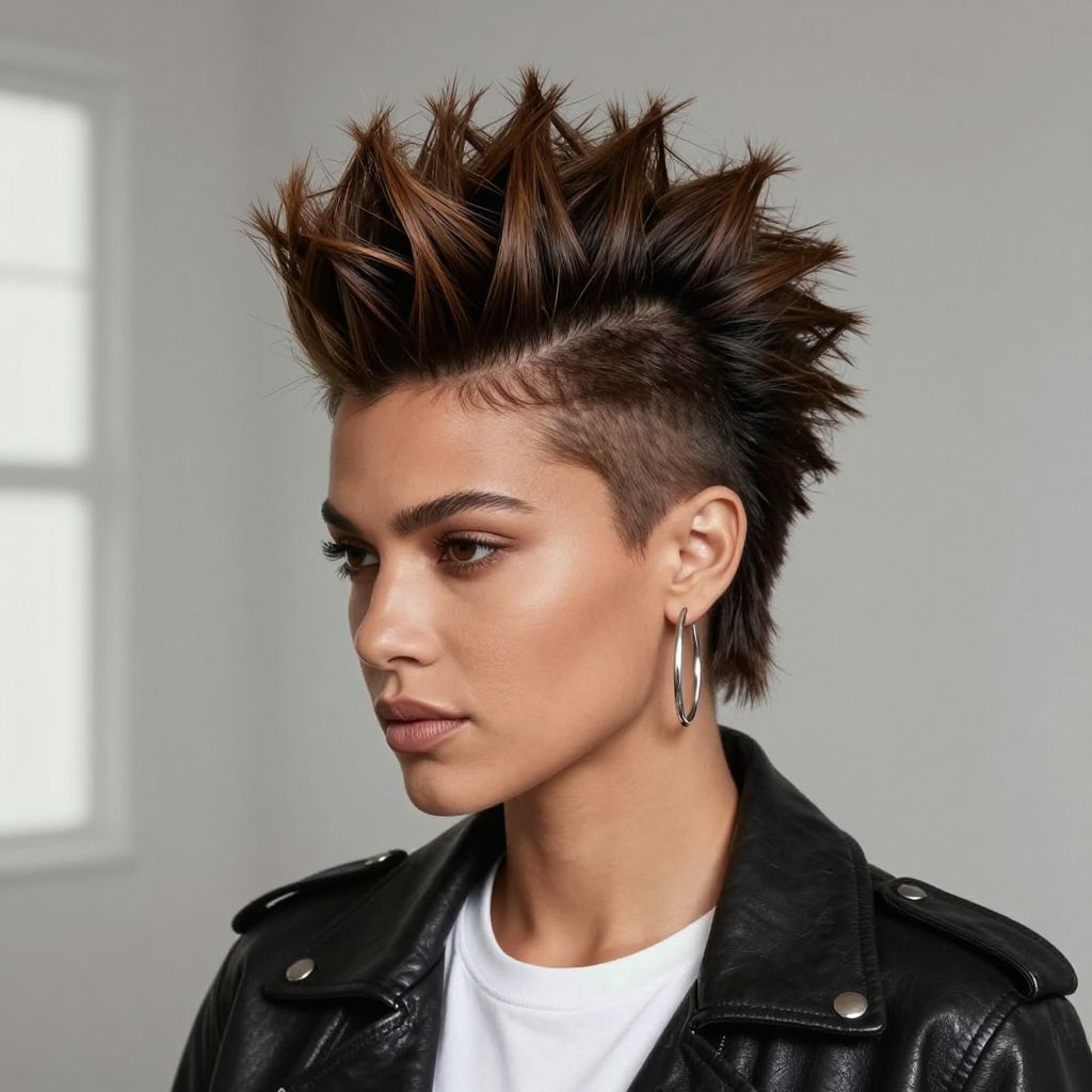 Mohawk Inspired Swipe