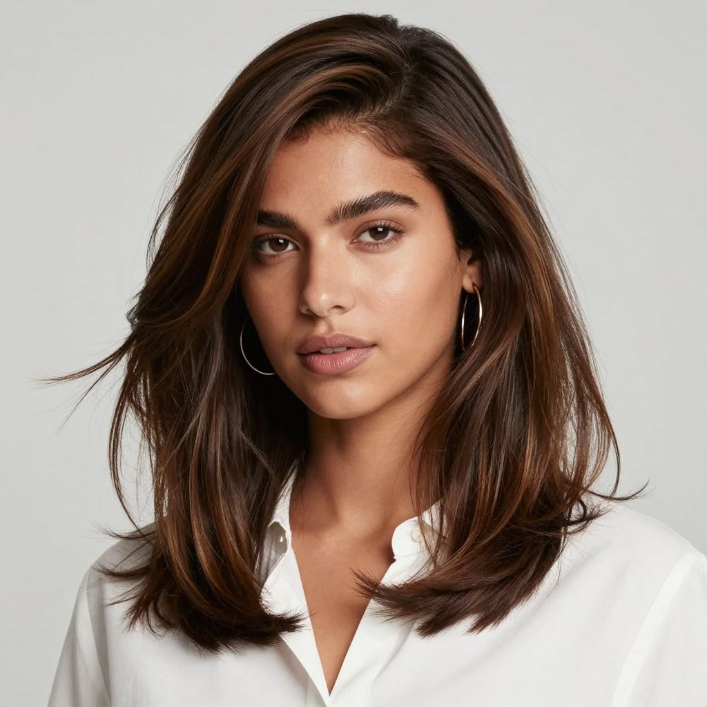 Asymmetrical Side Part