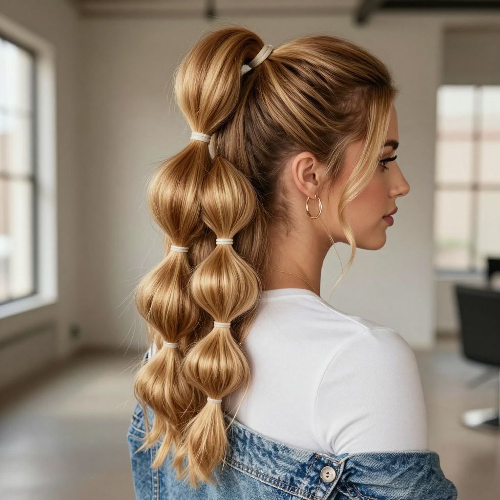 The Bubbly Ponytail