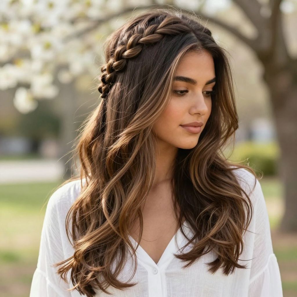 Half Head Braided Halo