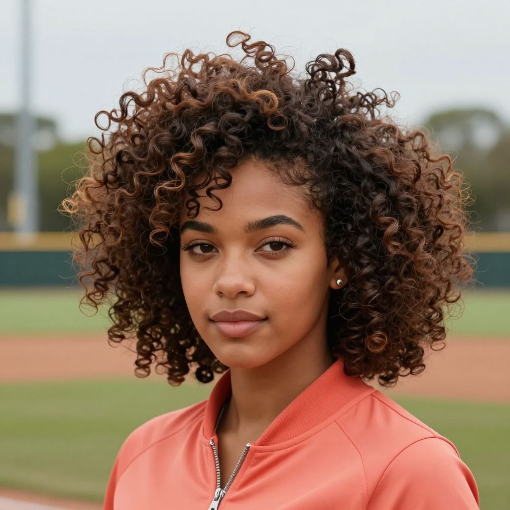 Curly High Puff