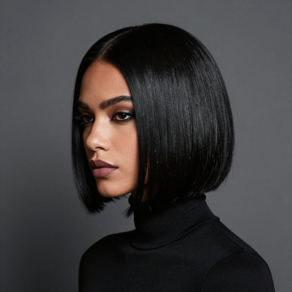 Sleek Midnight Bob