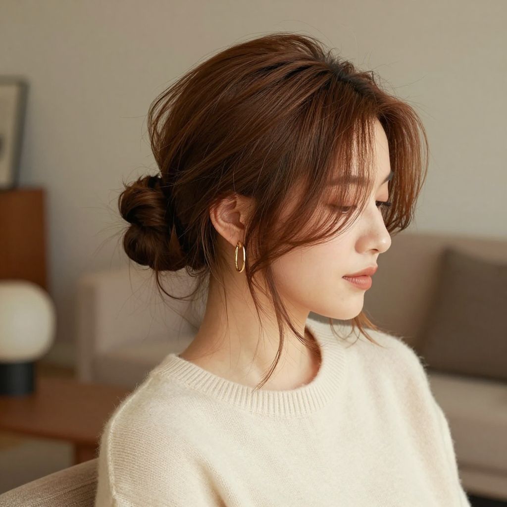 Low Messy Bun