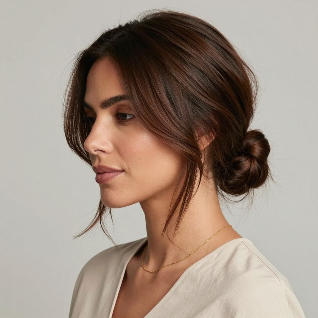 The Effortless Low Bun