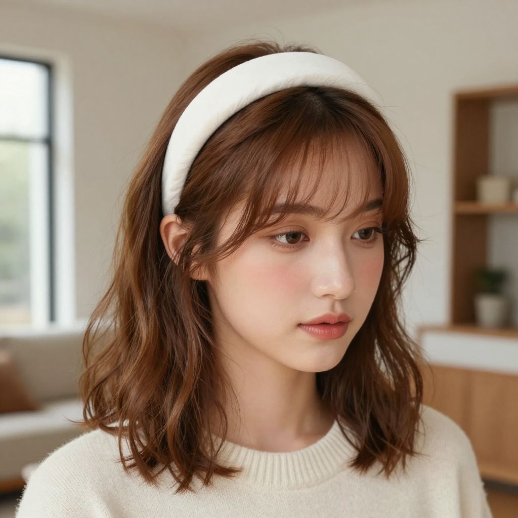 The Playful Headband Tuck