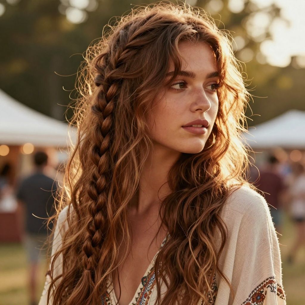 Messy Side Braid