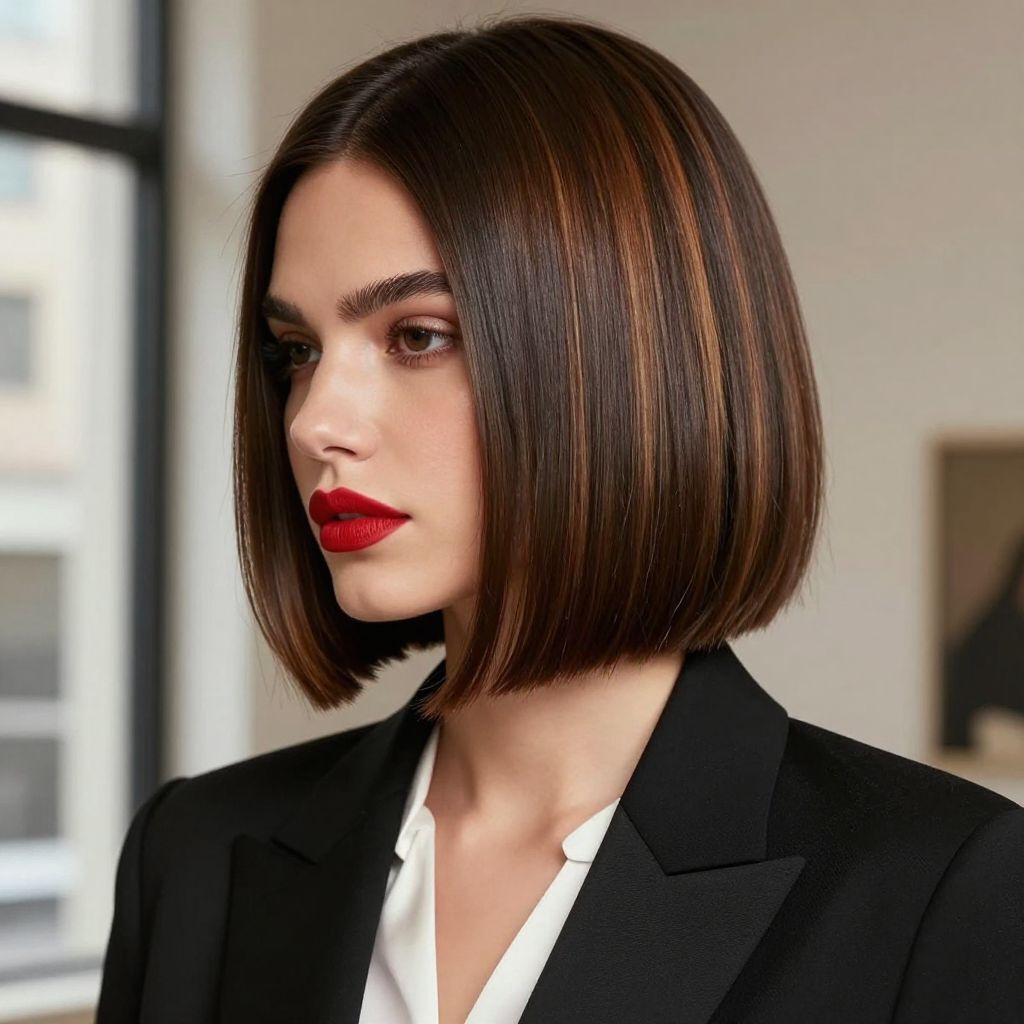 Sleek Straight Bob