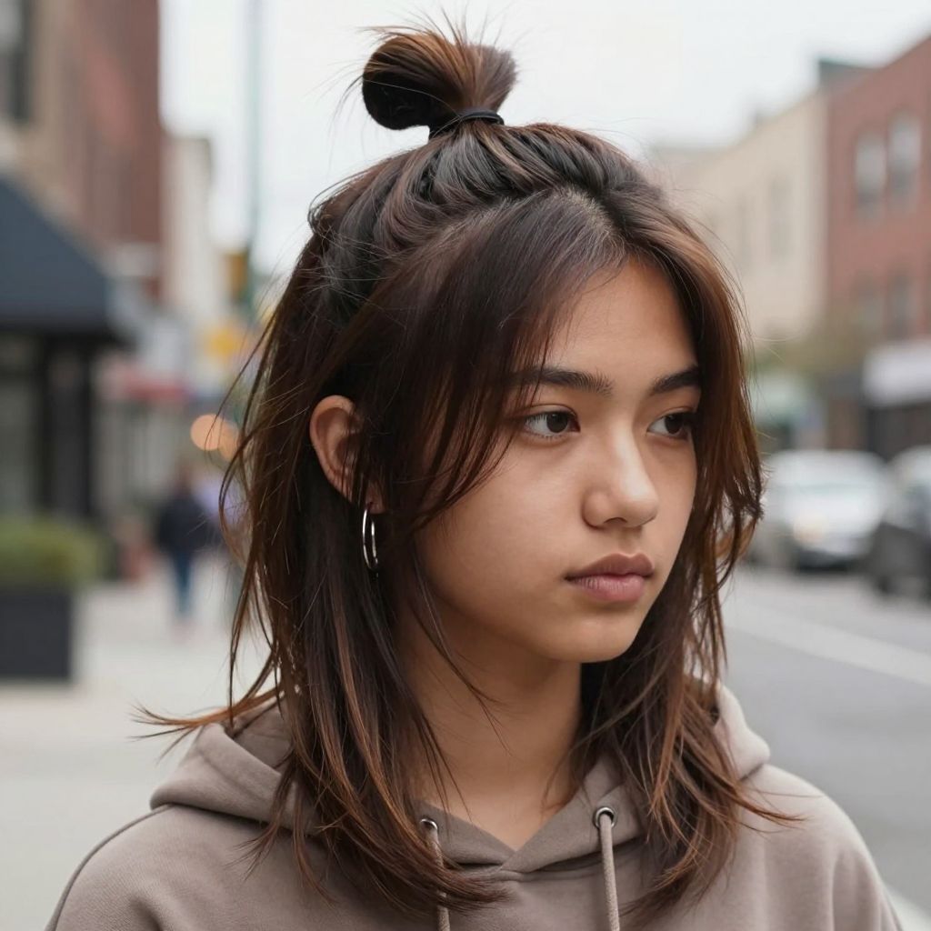 Half-Up Top Knot