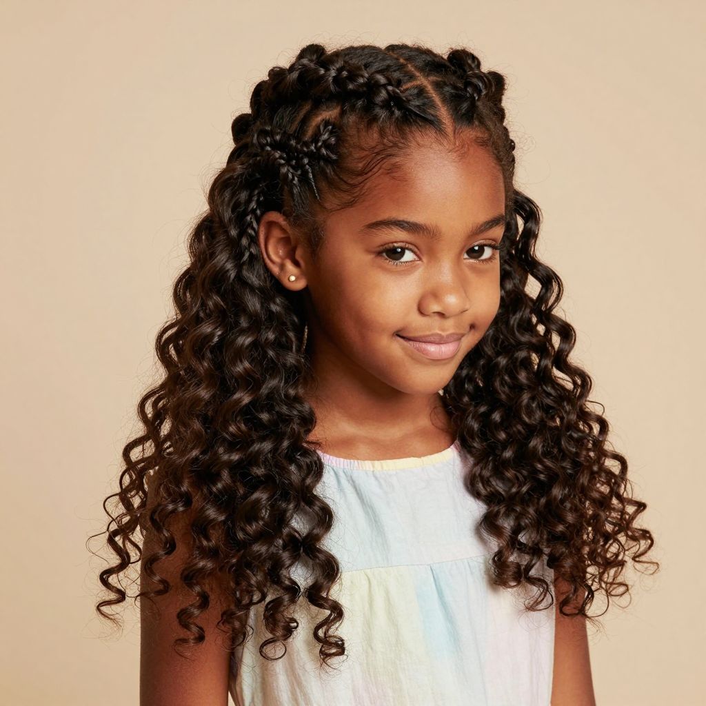 Twisted Crown Braids