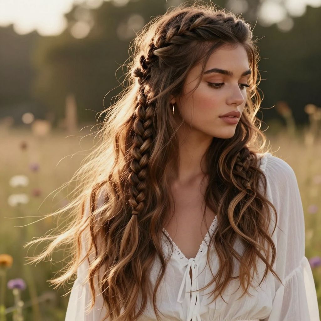 Fairy-Tale Half-Up Bebraid