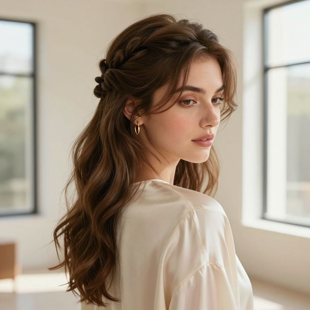 Half-Up Twisted Halo