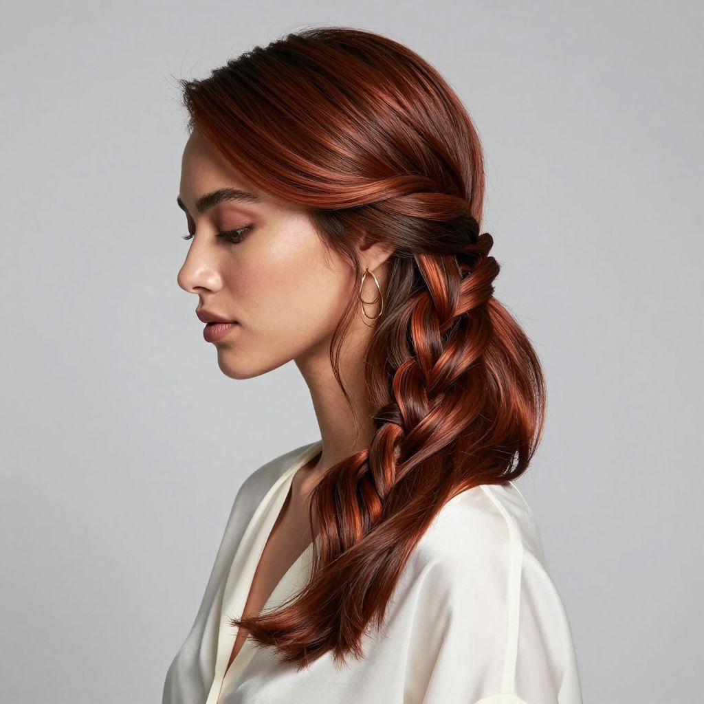 The Crisscross Rubber Band Updo