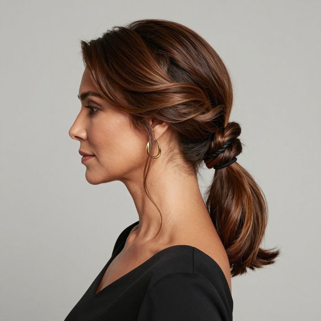The Rubber Band French Twist